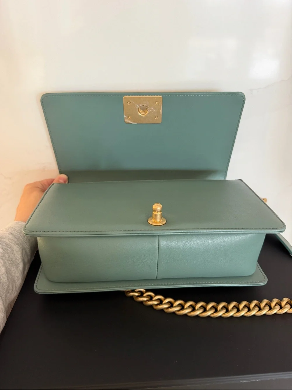CHANEL Top Handle Boy Bag
